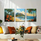 3pcs Hawaiian Paradise Beach Nature Perfect Wall Art Set Canvas Framed 40x60cm - High Quality Print 100% Australian Made Wall Canvas Ready to Hang