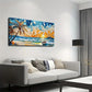 Sailboat And Wave Watercolor Wall Art Canvas Office Home Room Framed 120x60cm