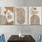 3pcs Bohemian Style Modern Fashion Geometric Wall Art Set Canvas Framed 40x60cm - High Quality Print 100% Australian Made Wall Canvas Ready to Hang
