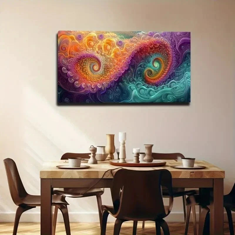 Realistic Style Creative Deco Wall Art Canvas Office Home Room Framed 80x45cm