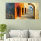 Retro Contemporary Fashion Wall Art Canvas Office Home Room Framed 120x60cm