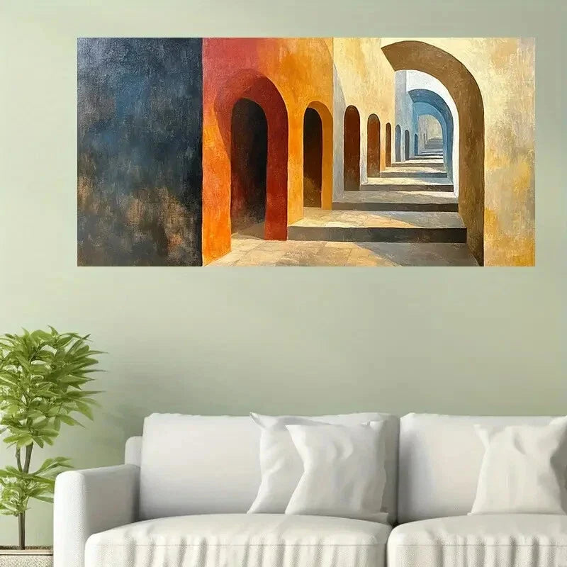 Retro Contemporary Fashion Wall Art Canvas Office Home Room Framed 120x60cm