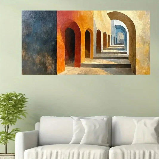 Retro Contemporary Fashion Wall Art Canvas Office Home Room Framed 120x60cm