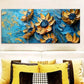 3pcs Sunflower Triptych, Floral Metal Print Ready to Hang Art