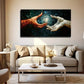 Modern Bohemian Style Vibrant Wall Art Canvas Office Home Room Framed 80x45cm