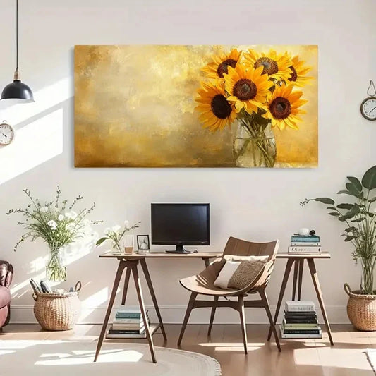 Waterfall Red Autumn Trees Landscape Wall Art Canvas Office Home Room Framed 120x60cm