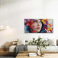 Abstract Splatter Vibrant ColorsWall Art Canvas Office Home Room Framed 120x60cm
