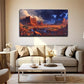 Rainstorm Waterfall Mountain Wall Art Canvas Office Home Room Framed 120x60cm