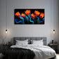 Orange Purple Gradient Tulip Wall Art Canvas Office Home Room Framed 120x60cm