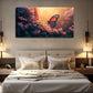 Monarch Butterfly Resting Wall Art Canvas Office Home Room Framed 80x45cm