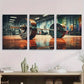 3pcs Gym Equipment Strength Gym Motivational Metal Print Ready to Hang Art