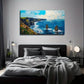 Coastal Cliff Perfect Wall Art Canvas Office Home Room Framed 120x60cm