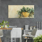 Still Life Terracotta Pot Wall Art Canvas Office Home Room Framed 120x60cm