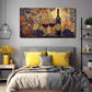 Elegant Wine Glasses Wall Art Canvas Office Home Room Framed 80x45cm