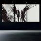 3pcs Traditional And Modern Black & White Wings Metal Print Ready to Hang Art