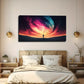 Desert Planet Scene Vibrant Wall Art Canvas Office Home Room Framed 120x60cm