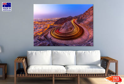 Muscat City Sunset Photograph Print 100% Australian Made Stretched Canvas Ready to Hang - 1461