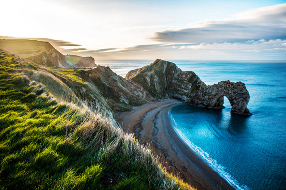 Purbeck Heritage Coast Photograph Print 100% Australian Made Stretched Canvas Ready to Hang - 1362