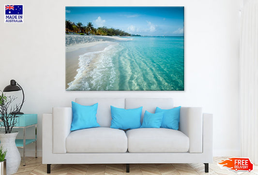 Turks & Caicos Island Photograph Print 100% Australian Made Stretched Canvas Ready to Hang - 1363