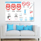 Tonsillitis Vector Illustration Print 100% Australian Made Stretched Canvas Ready to Hang - 2402