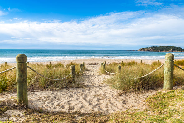 Sea Pathway View Photograph Print 100% Australian Made Stretched Canvas Ready to Hang - 1367