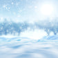 3D Render Falling in Snow Field Print 100% Australian Made Stretched Canvas Ready to Hang - 1021
