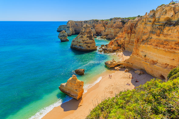 Algarve Region View Portugal Print 100% Australian Made Stretched Canvas Ready to Hang - 1372