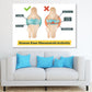 Human Knee Rheumatoid Arthritis Vector Print 100% Australian Made Stretched Canvas Ready to Hang - 2409
