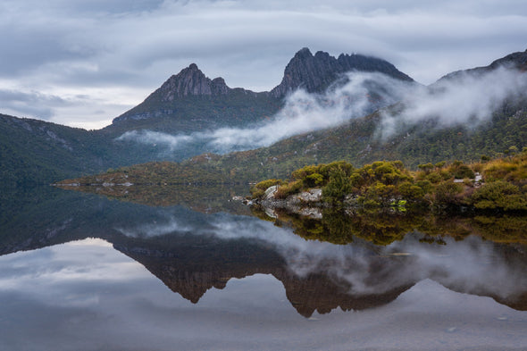 Mountain & Dove Lake Tasmania Print 100% Australian Made Stretched Canvas Ready to Hang - 1030