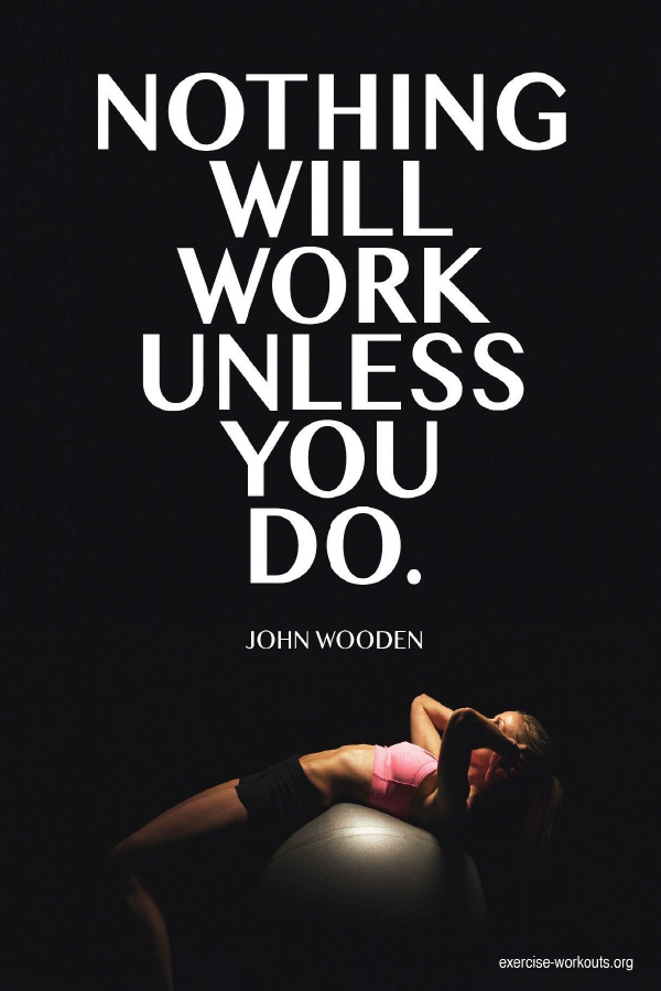 Nothing Will Work Unless You Do Motivational Quote Print 100% Australian Made Stretched Canvas Ready to Hang - 2220