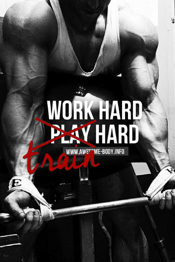 Work Hard Train Hard Motivational Quote Print 100% Australian Made Stretched Canvas Ready to Hang - 2221