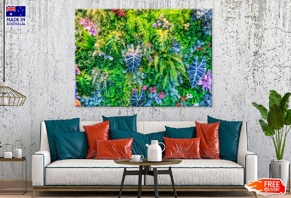 Summer Colorful Leaves Photograph Print 100% Australian Made Stretched Canvas Ready to Hang - 1720