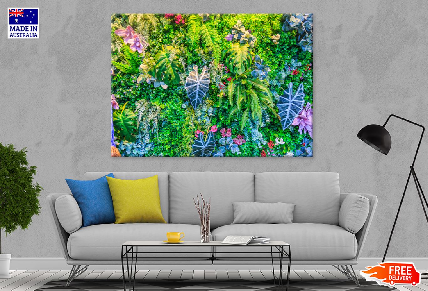 Summer Colorful Leaves Photograph Print 100% Australian Made Stretched Canvas Ready to Hang - 1720