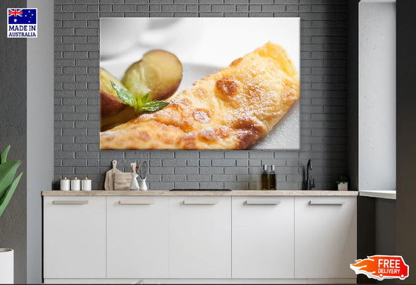 Cheesy Garlic Bread Closeup Photograph Print 100% Australian Made Stretched Canvas Ready to Hang - 2024