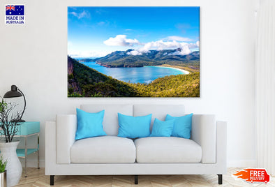 Wineglass Bay Beach Photograph Print 100% Australian Made Stretched Canvas Ready to Hang - 1391