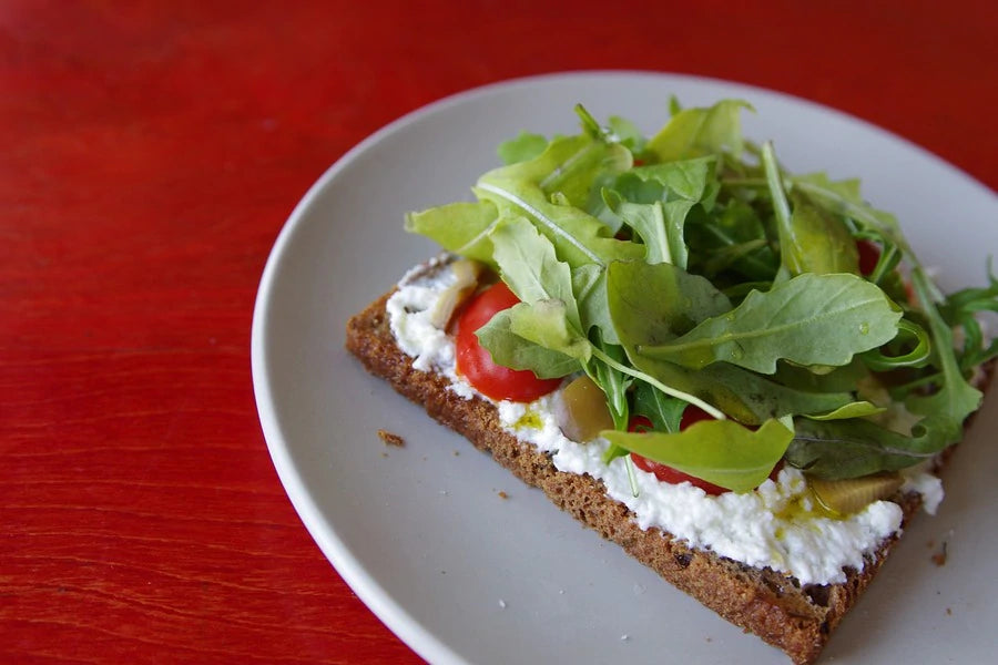 Feta Cheese Sandwich Closeup Photograph Print 100% Australian Made Stretched Canvas Ready to Hang - 2025