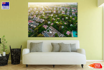 Villa Complex Luxury Resort View Print 100% Australian Made Stretched Canvas Ready to Hang - 1496