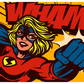 WHAM Quote & Super Girl Illustration Pop Arts & Comic Poster Print 100% Australian Made Stretched Canvas Ready to Hang - 2129