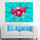 WOW Chat Bubble Illustration Design Pop Arts & Comic Poster Print 100% Australian Made Stretched Canvas Ready to Hang - 2134
