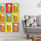 Colorful Beer Mugs Collage Illustration Pop Arts & Comic Poster Print 100% Australian Made Stretched Canvas Ready to Hang - 2136