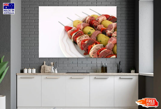 Barbeque Garnish Closeup Photograph Print 100% Australian Made Stretched Canvas Ready to Hang - 2041