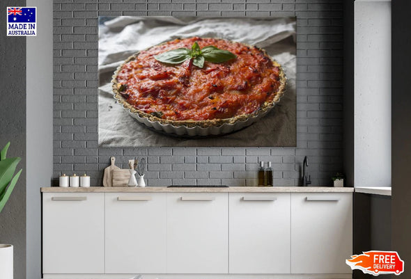 Pecan Pie Recipe Photograph Print 100% Australian Made Stretched Canvas Ready to Hang - 2042