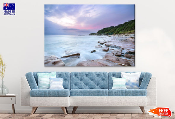 Illawarra Coastline Sea Photograph Print 100% Australian Made Stretched Canvas Ready to Hang - 1355