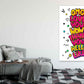 OMG LOVE YOU WOW THANK YOU HELLO LIKE Illustration Pop Arts & Comic Poster Print 100% Australian Made Stretched Canvas Ready to Hang - 2145