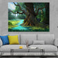 Ancient Tree in the Forest Art Print 100% Australian Made Stretched Canvas Ready to Hang - 1747