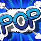 Colorful POP Quote Vector Design Pop Arts & Comic Poster Print 100% Australian Made Stretched Canvas Ready to Hang - 2153