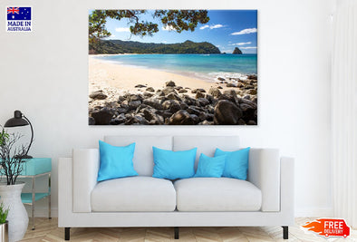 Coromandel Coast View Photograph Print 100% Australian Made Stretched Canvas Ready to Hang - 1426