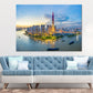 Aerial of Center Ho Chi Minh City Print 100% Australian Made Stretched Canvas Ready to Hang - 1527