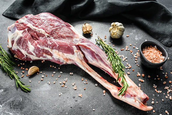 Whole Lamb Leg Organic Meat Photograph Print 100% Australian Made Stretched Canvas Ready to Hang - 2064