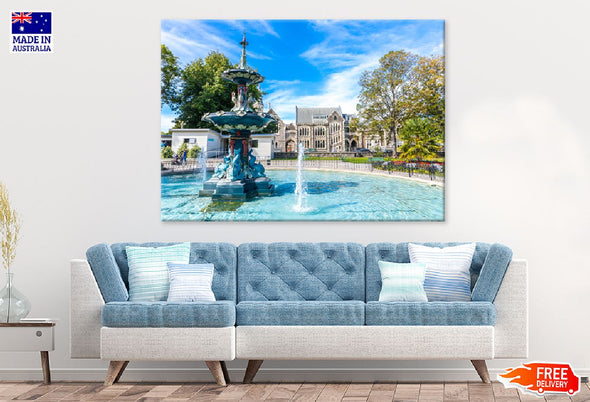 Botanic Gardens in Christchurch Print 100% Australian Made Stretched Canvas Ready to Hang - 1533